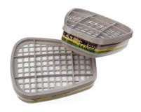 gas en dampfilter (2st) ABEK1 combinatiefilter