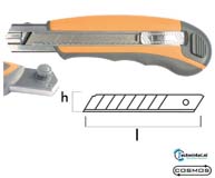 Afbreekmes met blokeerfunctie 