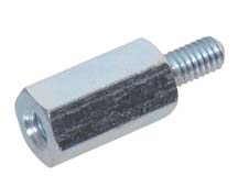 Afstandsteun binnen&buitendraad Verzinkt