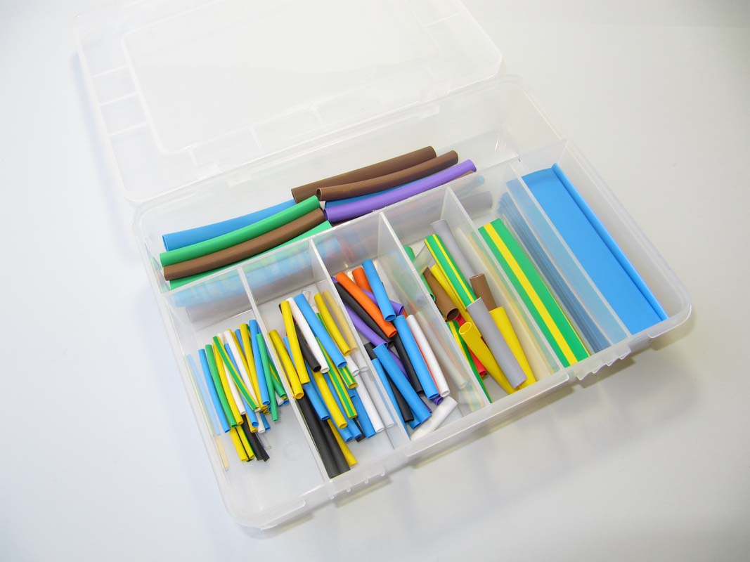 Krimpkous in assortimentsdoos (127 dlg), Hongsang gekleurd