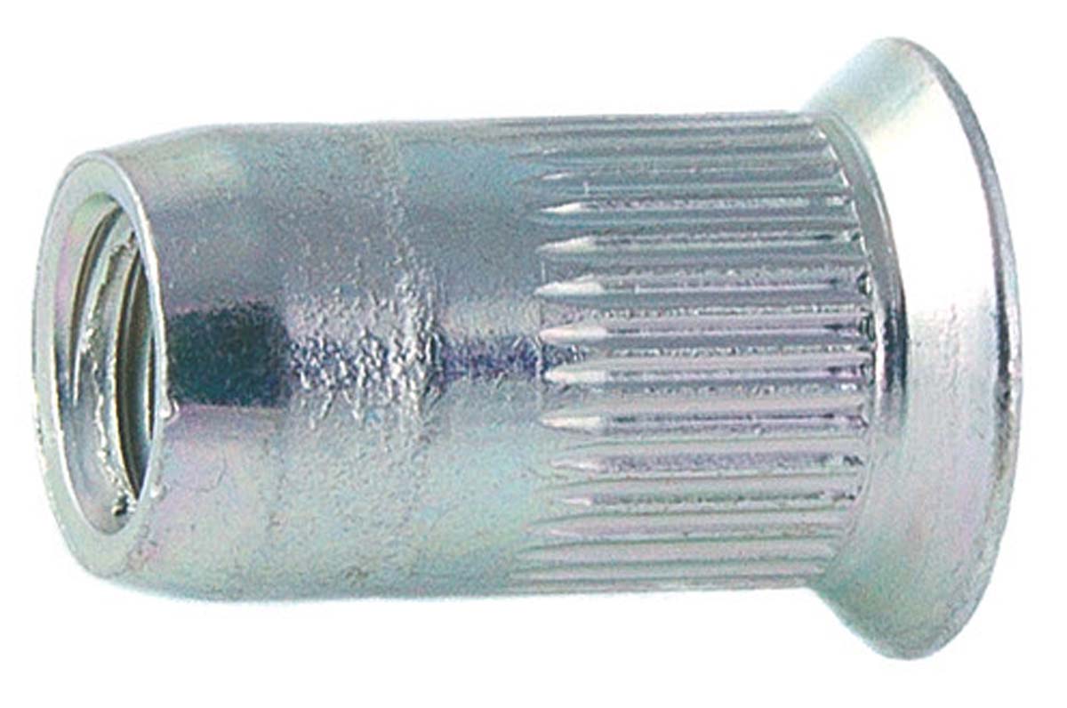 Blindklinkmoer verz. kop, Verzinkt