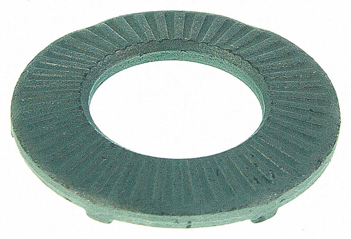 Contactborgring middel, geel verzinkt