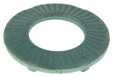 Contactborgring middel geel verzinkt