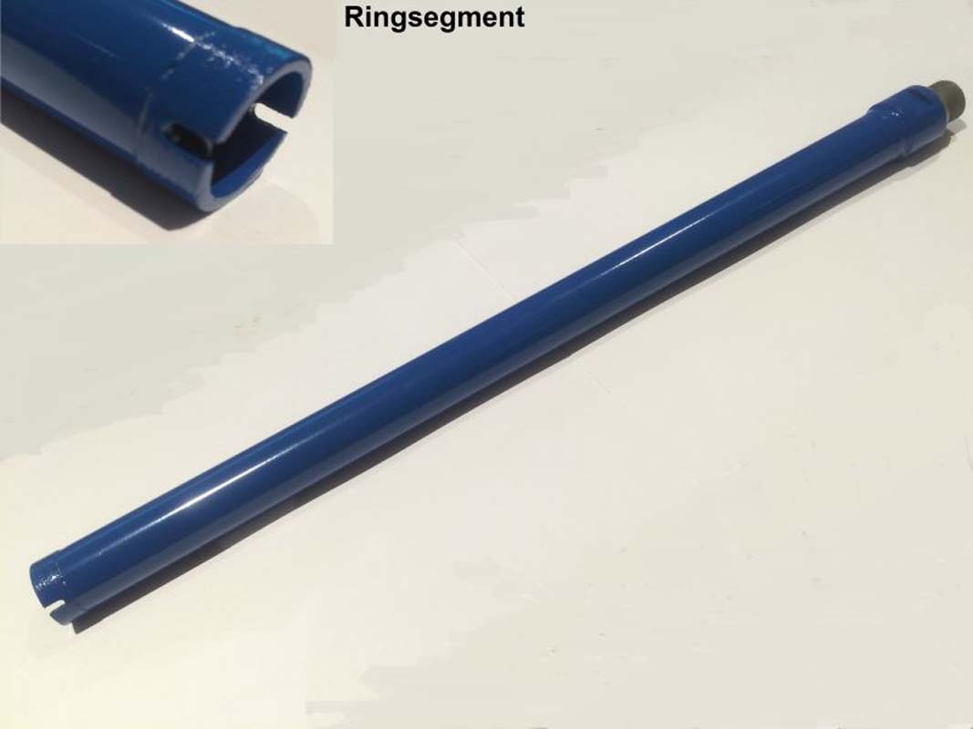 Diamantboor  dunwandig ½ inch aansluiting, Ringsegment