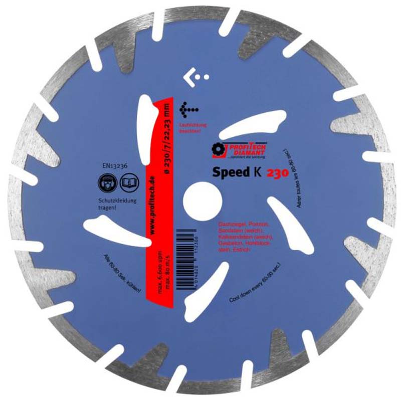 Diamantzaag Haakse Slijper - Speed K, Professional - Gesinterd