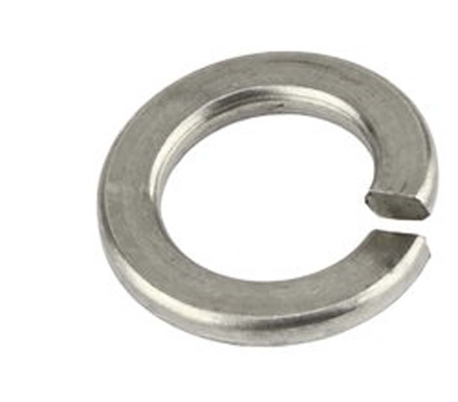 Veerring met vlakke einden, RVS A2