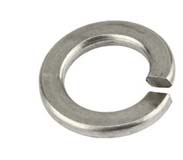 Veerring met vlakke einden RVS A2