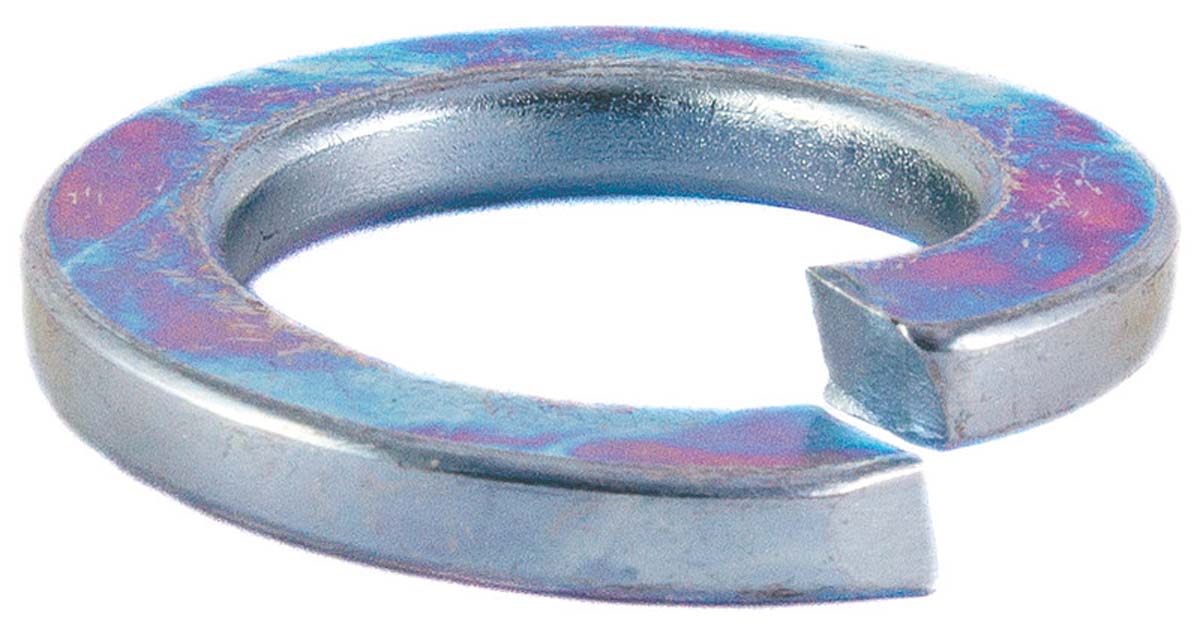 Veerring met vlakke einden, Verzinkt