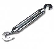 Spanschroef Haak-Haak Verzinkt