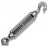 Spanschroef Haak-Oog Verzinkt