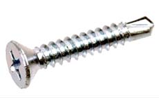 Zelfborende verzonk. schroef kruisgleuf Verzinkt