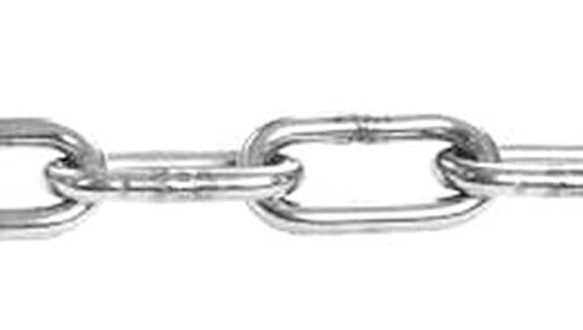 Stalen Ketting lange schalm, RVS A4