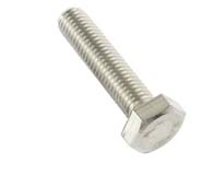 Zeskanttapbout (volledig draad) RVS A2