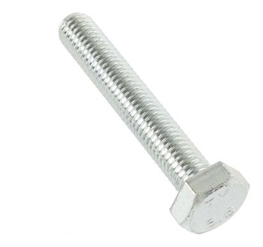 Zeskanttapbout (volledig draad), Verzinkt 8.8