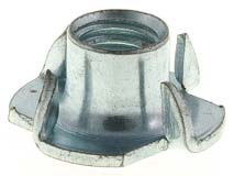 Inslagmoer voor hout Verzinkt