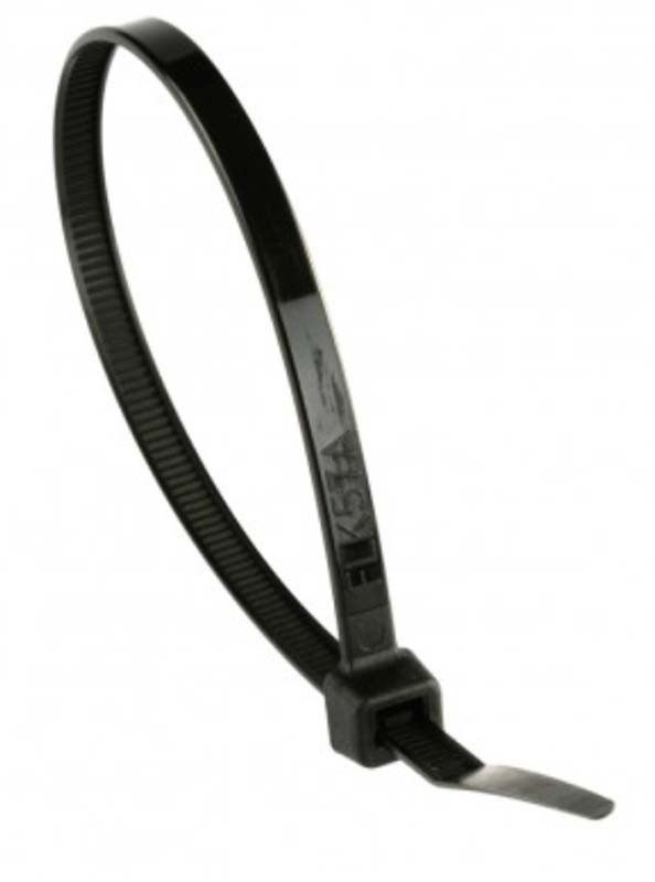 Kabelbinders zwart, Nylon