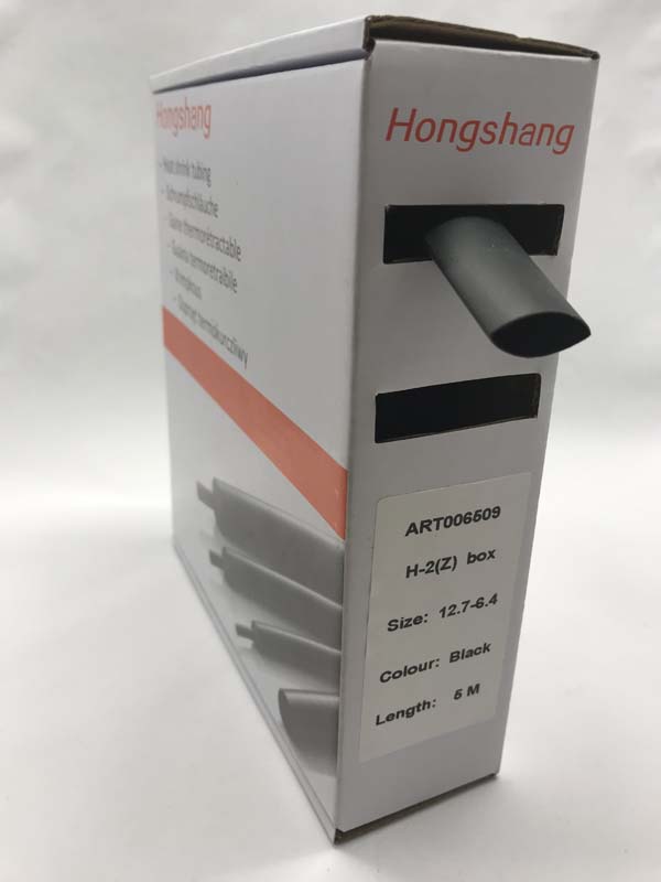 Krimpkous in box, Hongsang zwart 2:1