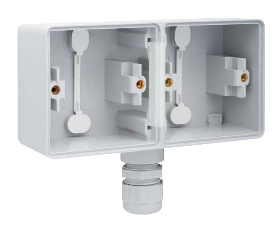 Onderdoos, 2 voudig horizontaal