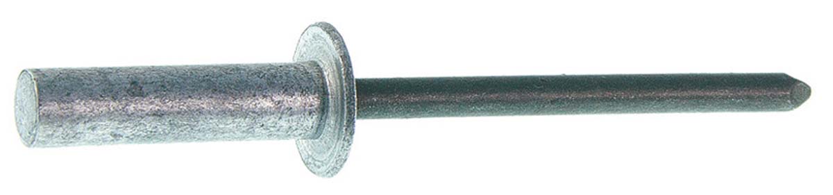 Popnagel platte kop Waterdicht, Alu-staal