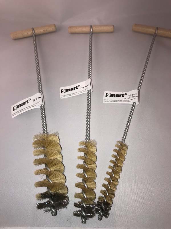 Reiningsborstel, Kunststof / Staalborstel