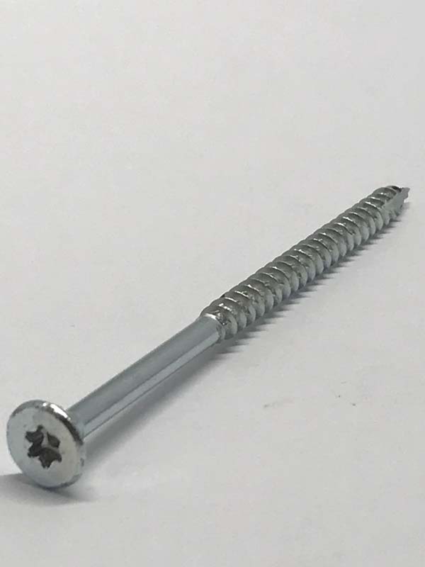 Spaanplaatschroef verz.kop Torx deeldraad, Verzinkt