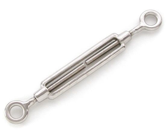 Spanschroef Oog-Oog, RVS A4