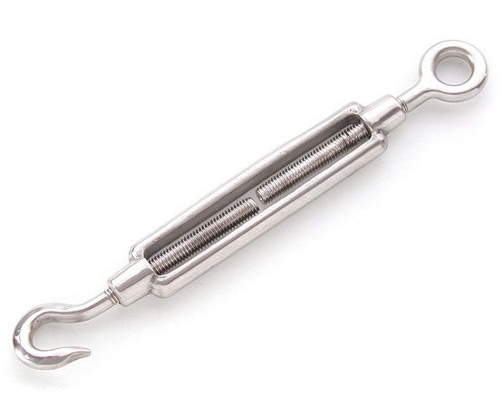 Spanschroef Haak-Oog, RVS A4