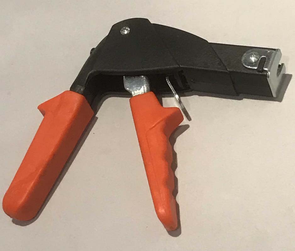 Tang voor hollewandplug met schroef, staal