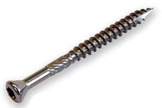 Terrasschroef kleine verz. kop, torx met splitpoint gehard RVS