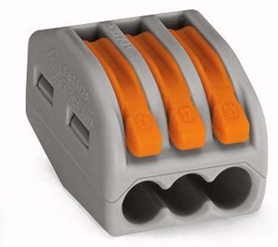 Lasklem met hendel, WAGO