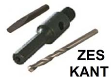 Zeskant Boorhouder tbv dozenboor 